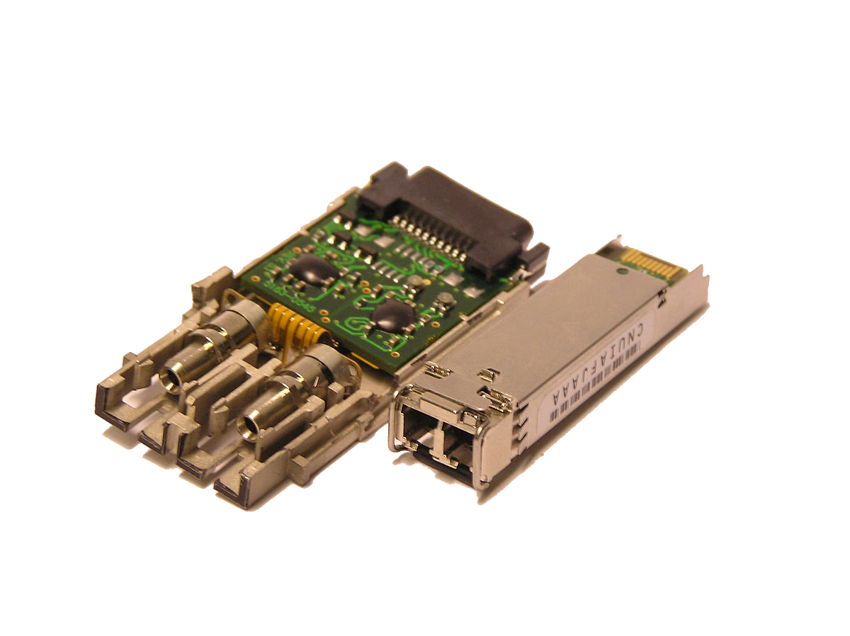 Visual deconstruction of the optical transceiver